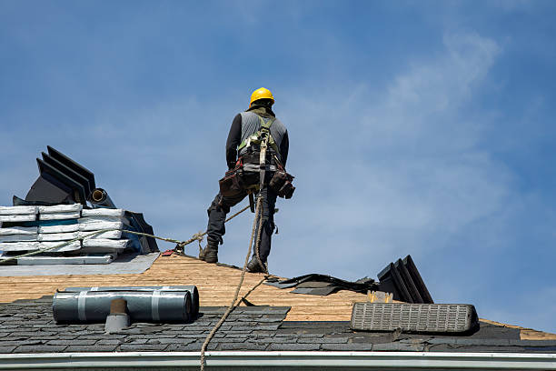 Professional Roofing technician working in Fayette City, PA
